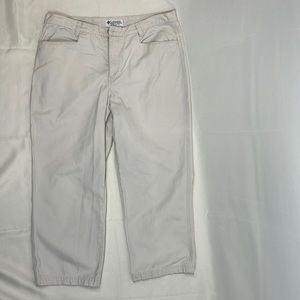 Columbia pants, size 12, white, 100% cotton.